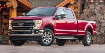 2021 Gray Ford Super Duty F-250 SRW Lariat Power Stroke 6.7L V8 DI 32V OHV Turbodiesel Engine Truck 4X4