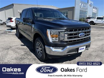 2021 Black Metallic Ford F-150 Lariat 4X4 Automatic 4 Door 5.0L V8 Engine