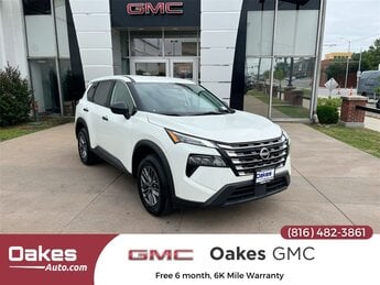 2024 Glacier White Nissan Rogue S AWD 1.5L DOHC Engine 4 Door Automatic (CVT) SUV