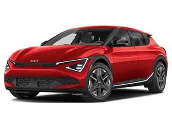 2025 Runway Red Kia EV6 Wind SUV 4 Door Electric Motor Engine Automatic RWD