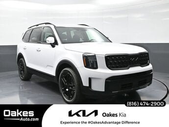 2025 Glacial White Pearl Kia Telluride EX X-Line 4 Door SUV Automatic AWD 3.8L V6 DOHC Engine