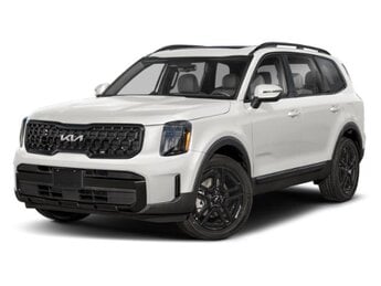 2025 Glacial White Pearl Kia Telluride EX X-Line AWD SUV 3.8L V6 DOHC Engine Automatic