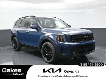 2025 Midnight Lake Blue Kia Telluride SX X-Line 3.8L V6 DOHC Engine SUV AWD