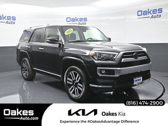 2022 Midnight Black Metallic Toyota 4Runner Limited SUV 4X4 4 Door Automatic