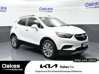 2018 Summit White Buick Encore Preferred SUV ECOTEC 1.4L I4 SMPI DOHC Turbocharged VVT Engine FWD