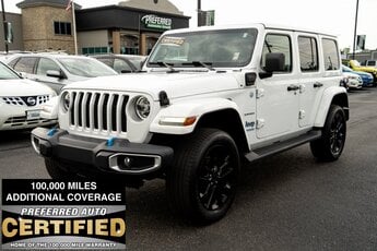 2022 Jeep Wrangler Unlimited Sahara 4xe 4 Door 2.0L I4 DOHC Engine 4X4 Automatic SUV