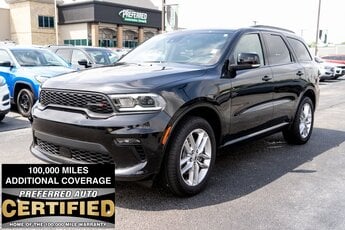 2023 DB Black Crystal Clearcoat Dodge Durango GT Plus 4 Door 3.6L V6 24V VVT Engine AWD Automatic