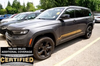 2022 Baltic Gray Metallic Clearcoat Jeep Grand Cherokee L Altitude SUV 4X4 4 Door Automatic 3.6L V6 24V VVT Engine