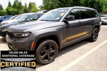 2022 Baltic Gray Metallic Clearcoat Jeep Grand Cherokee L Altitude SUV 4X4 4 Door Automatic 3.6L V6 24V VVT Engine