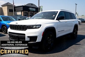 2022 Bright White Clearcoat Jeep Grand Cherokee L Altitude SUV Automatic 4X4