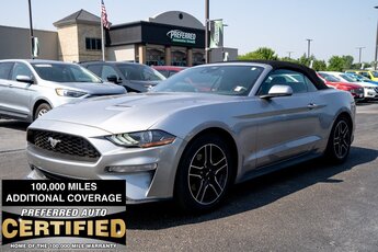 2022 Iconic Silver Metallic Ford Mustang EcoBoost Premium EcoBoost 2.3L I4 GTDi DOHC Turbocharged VCT Engine RWD 2 Door Automatic