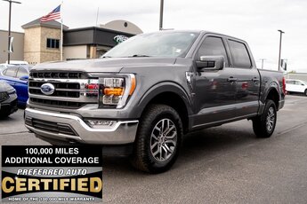 2022 Carbonized Gray Metallic Ford F-150 Lariat Automatic 4X4 4 Door Truck 5.0L V8 Engine