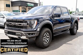 2022 Ford F-150 Raptor 3.5L V6 EcoBoost Engine 4X4 4 Door Automatic