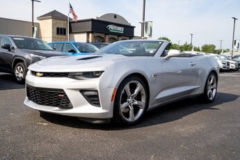 2017 Silver Ice Metallic Chevrolet Camaro SS 6.2L V8 Engine Automatic Convertible 2 Door RWD