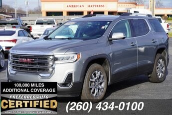 2023 Sterling Metallic GMC Acadia SLT 2.0L Turbocharged Engine 4 Door AWD