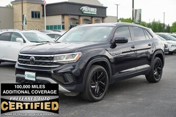 2022 Deep Black Pearl Volkswagen Atlas Cross Sport 3.6L V6 SE w/Technology Automatic AWD SUV