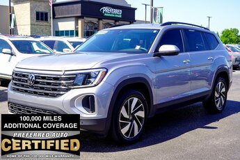 2024 Silver Mist Metallic Volkswagen Atlas 2.0T SE w/Technology SUV AWD 4 Door