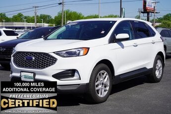 2024 Oxford White Ford Edge SEL SUV 4 Door AWD EcoBoost 2.0L I4 GTDi DOHC Turbocharged VCT Engine