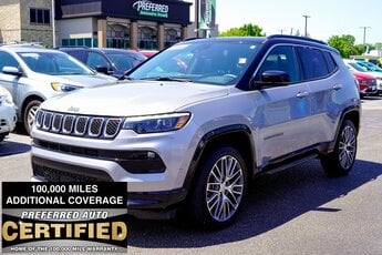 2023 Billet Silver Metallic Clearcoat Jeep Compass Limited SUV 4 Door Automatic 4X4