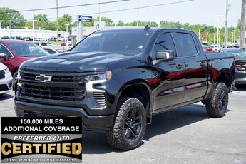 2024 Black Chevrolet Silverado 1500 LT Trail Boss Truck 4X4 4 Door