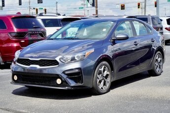 2021 Gravity Gray Kia Forte LXS 4 Door Automatic (CVT) 2.0L 4-Cylinder MPI Engine Car FWD