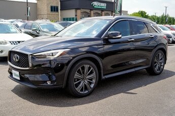 2020 Black Obsidian INFINITI QX50 ESSENTIAL AWD Automatic (CVT) I4 Engine 4 Door SUV