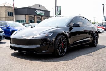 2024 Solid Black Tesla Model 3 Performance Car 4 Door Automatic