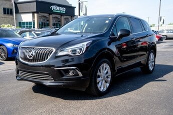 2018 Ebony Twilight Metallic Buick Envision Premium II 2.0L 4-Cylinder DGI DOHC VVT Turbocharged Engine 4 Door SUV Automatic AWD