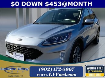 2022 Blue Silver Metallic Ford Escape SEL 4 Door 1.5L EcoBoost Engine Automatic AWD SUV