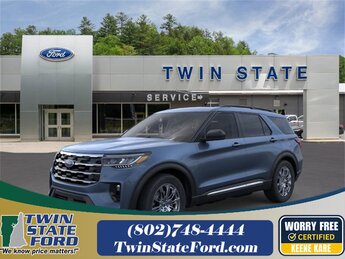 2025 Vapor Blue Metallic Ford Explorer Active Automatic 2.3L EcoBoost I-4 Engine 4 Door SUV 4X4