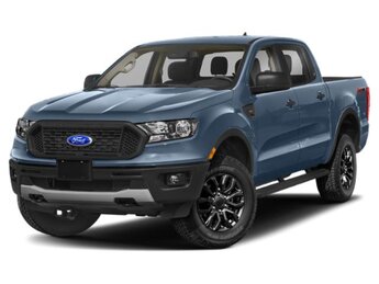 2023 Azure Gray Metallic Tri-Coat Ford Ranger XLT Automatic Truck 4 Door EcoBoost 2.3L I4 GTDi DOHC Turbocharged VCT Engine