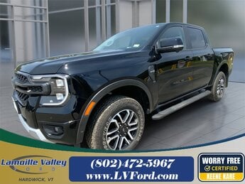 2024 Shadow Black Ford Ranger Lariat 4X4 4 Door Truck Automatic