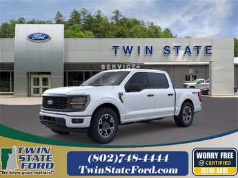 2025 Space White Metallic Ford F-150 STX Automatic 4X4 Truck