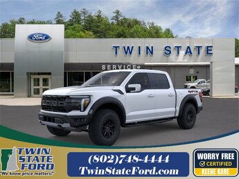 2025 Space White Metallic Ford F-150 Raptor 3.5L V6 EcoBoost Engine 4 Door Automatic
