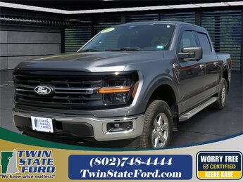 2024 Carbonized Gray Metallic Ford F-150 XLT 3.5L PowerBoost Full-Hybrid V6 Engine Truck 4 Door