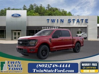2025 Rapid Red Metallic Tinted Clearcoat Ford F-150 XLT Truck 4 Door 4X4 3.5L PowerBoost Full-Hybrid V6 Engine