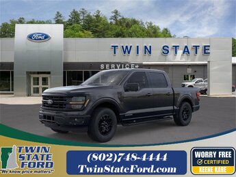 2025 Agate Black Metallic Ford F-150 XLT 4X4 2.7L V6 EcoBoost Engine Automatic Truck 4 Door