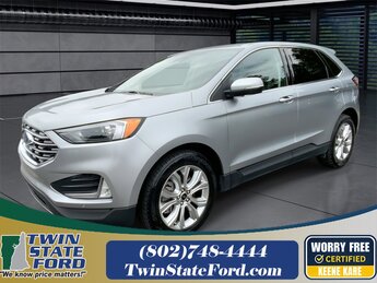2024 Iconic Silver Metallic Ford Edge Titanium SUV 4 Door Automatic AWD
