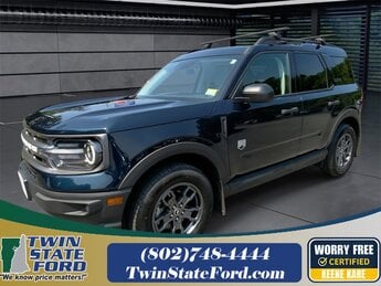 2022 Alto Blue Metallic Tinted Clearcoat Ford Bronco Sport Big Bend 4 Door Automatic 1.5L EcoBoost Engine 4X4 SUV