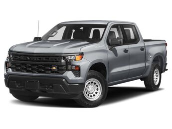 2023 Sterling Gray Metallic Chevrolet Silverado 1500 Custom 4 Door 4X4 Truck