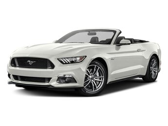 2017 White Platinum Ford Mustang GT Premium 2 Door 5.0L V8 Ti-VCT Engine Convertible Automatic RWD