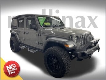 2021 Sting-Gray Clearcoat Jeep Wrangler Unlimited Sport S 4X4 Automatic 4 Door SUV 2.0L I4 DOHC Engine