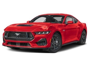 2025 Race Red Ford Mustang GT Premium 5.0L V8 Ti-VCT Engine Automatic RWD