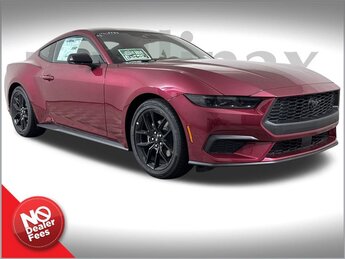 2025 Magenta Ford Mustang EcoBoost 2 Door EcoBoost 2.3L I4 GTDi DOHC Turbocharged VCT Engine RWD Automatic