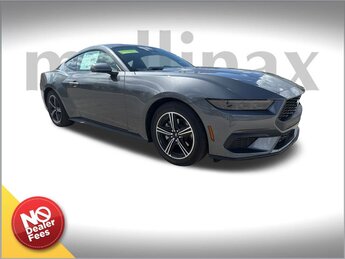 2025 Carbonized Gray Metallic Ford Mustang EcoBoost Premium RWD 2 Door EcoBoost 2.3L I4 GTDi DOHC Turbocharged VCT Engine Car Automatic