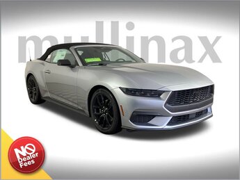2025 Silver Metallic Ford Mustang EcoBoost Premium EcoBoost 2.3L I4 GTDi DOHC Turbocharged VCT Engine Convertible 2 Door Automatic