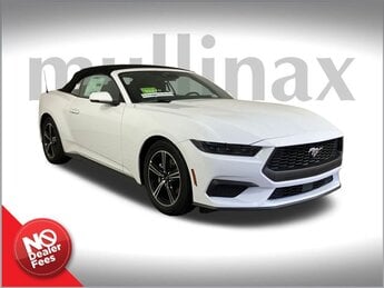 2025 Oxford White Ford Mustang EcoBoost Premium RWD Automatic EcoBoost 2.3L I4 GTDi DOHC Turbocharged VCT Engine Convertible 2 Door