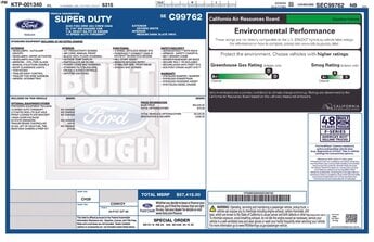 2025 Oxford White Ford Super Duty F-350 DRW XL 7.3L V8 PFI OHV 16V Federal 335hp Engine Automatic 4 Door Truck RWD