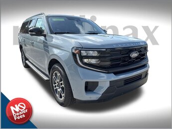 2025 Glacier Gray Metallic TriCoat Ford Expedition Max Active Automatic RWD 4 Door SUV EcoBoost 3.5L V6 GTDi DOHC 24V Twin Turbocharged Engine