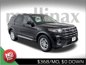 2025 Agate Black Metallic Ford Explorer Active 4 Door 2.3L EcoBoost I-4 Engine SUV Automatic RWD